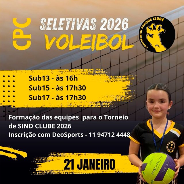 Seletivas Voleibol 2026